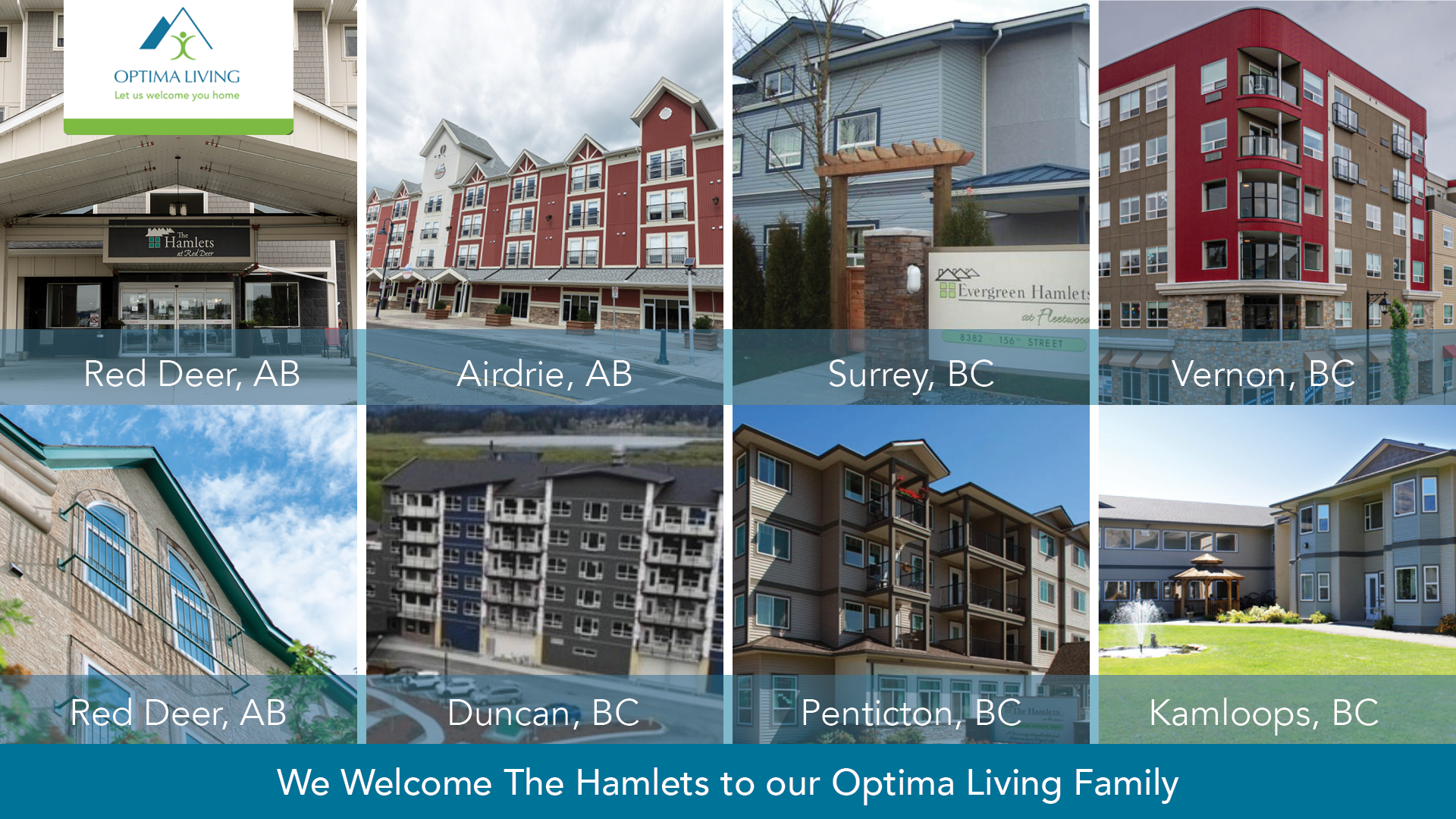 The Hamlets; Optima Living retirement homes