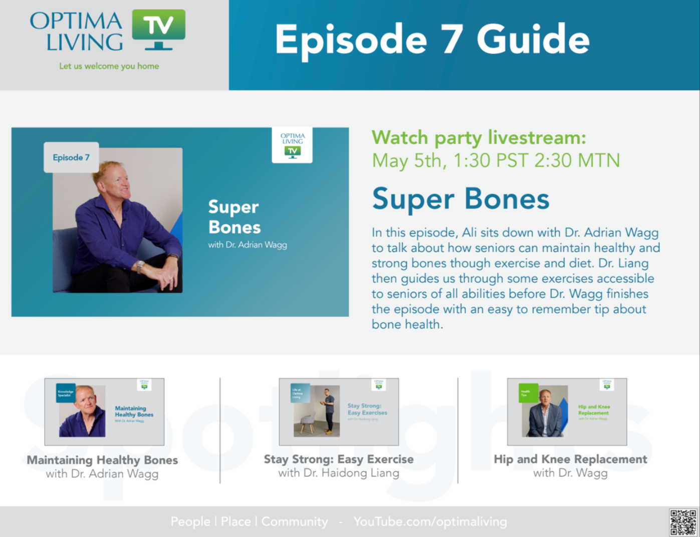 Optima Living TV episode guide for episode 7