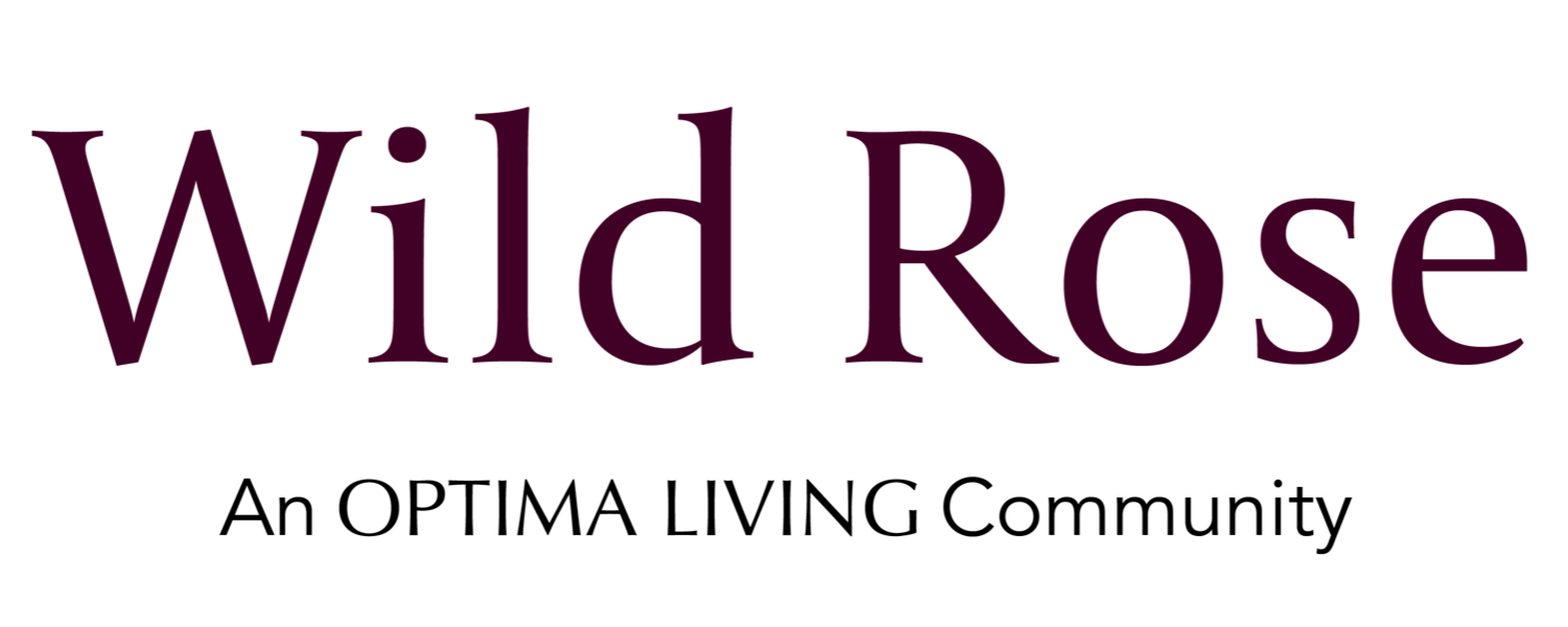 Wild Rose senior living community logo