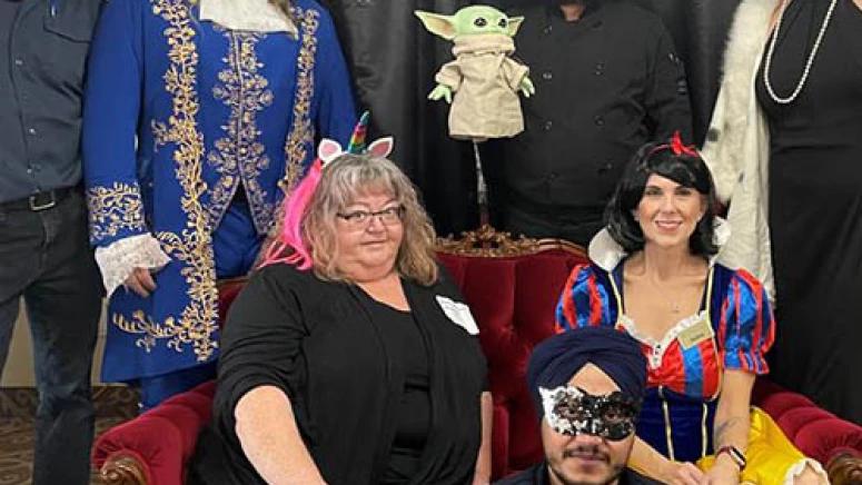 Wild Rose staff costumes for halloween. Features the Beast from Beauty and the Beast, Snow White, Darth Vader, a unicorn, and more!