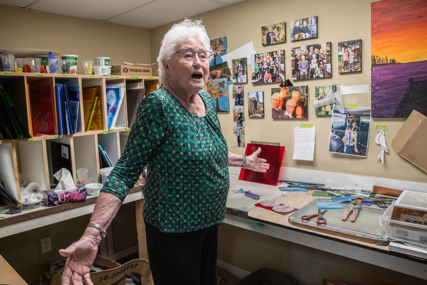 Nel talking expressively