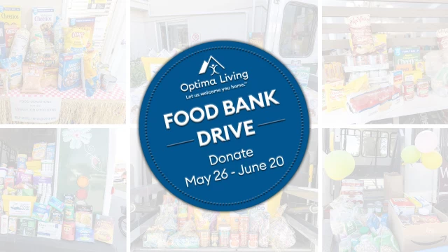 Optima Living 2025 Food Bank Challenge: Together, We Can Make a Difference