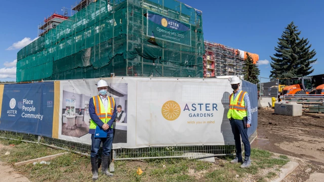 MLA Jordan Walker Tours Aster Gardens