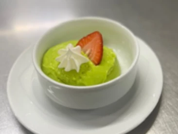 A pastry in a bowl