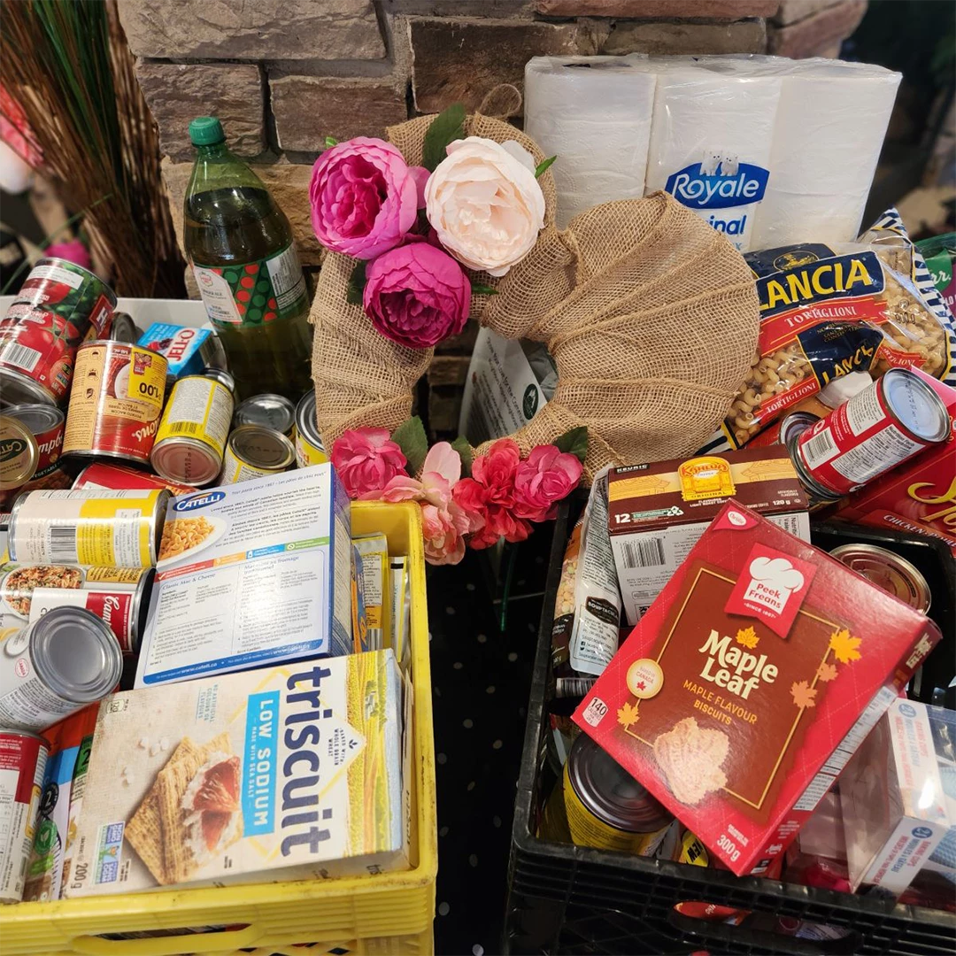 Food bank donations