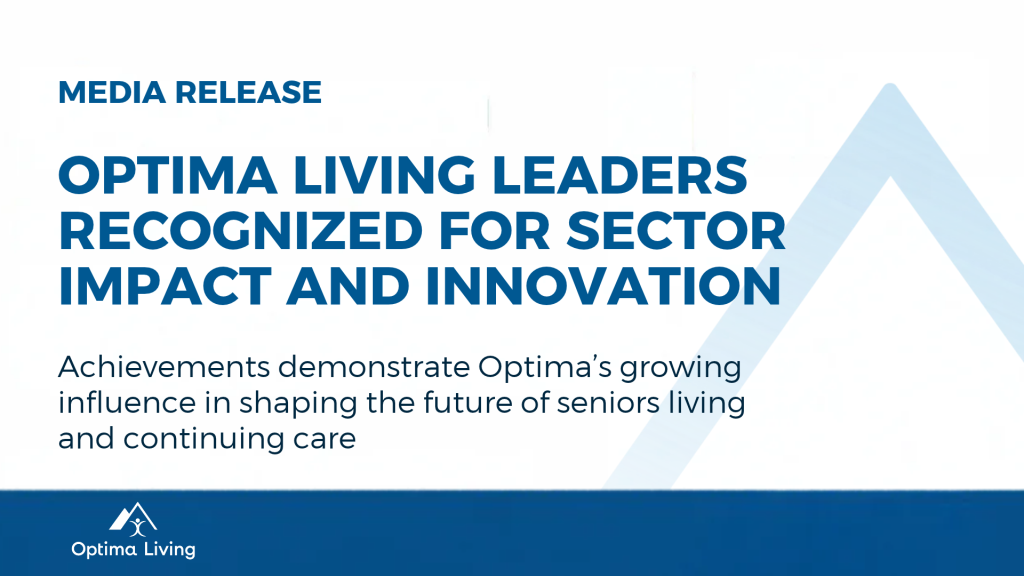 Optima Living Leaders Recognized for Sector Impact and Innovation