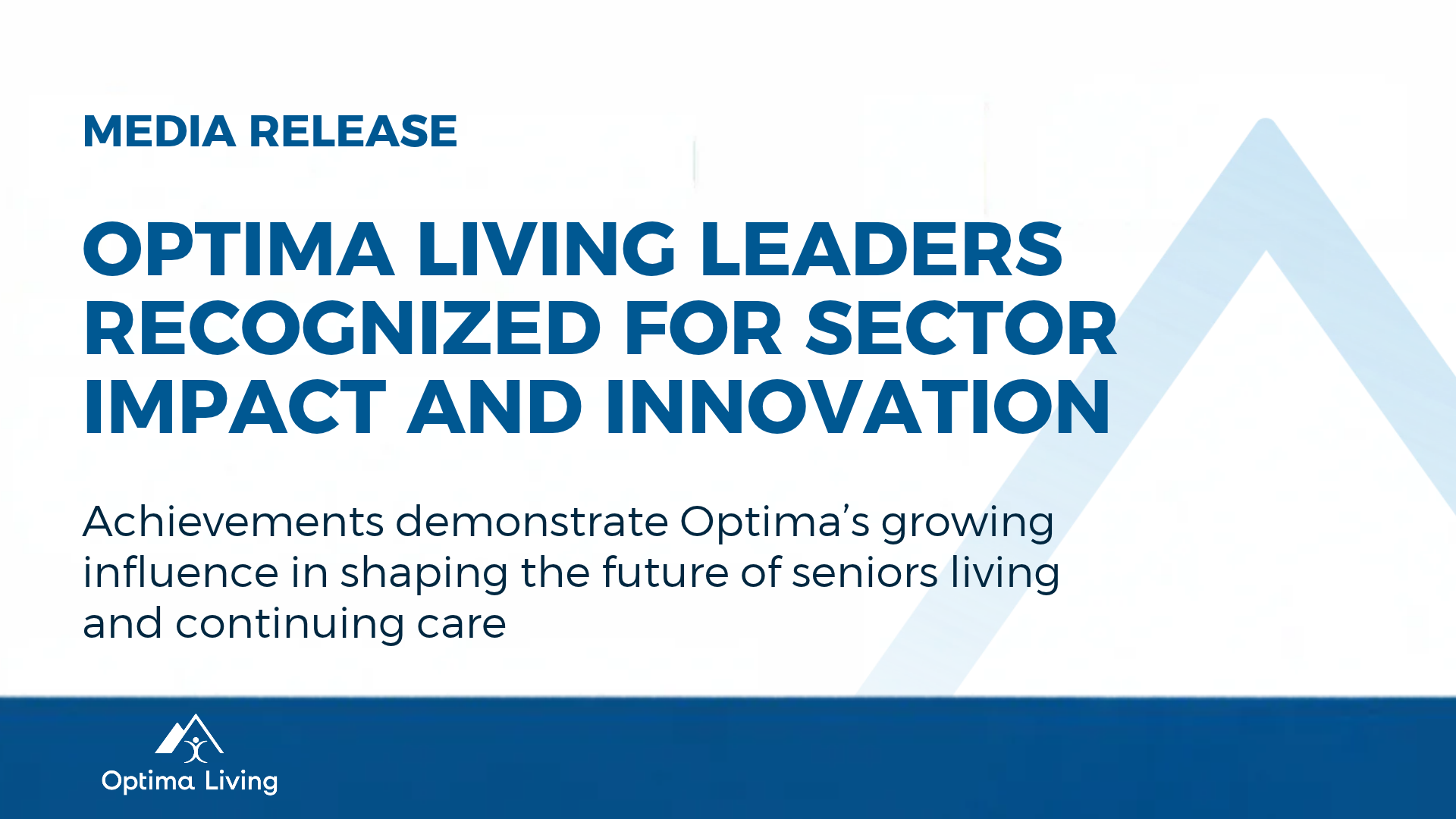Optima Living Leaders Recognized for Sector Impact and Innovation